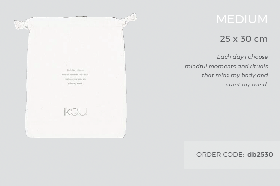 
                  
                    iKOU COTTON DRAW-STRING BAG MEDIUM
                  
                